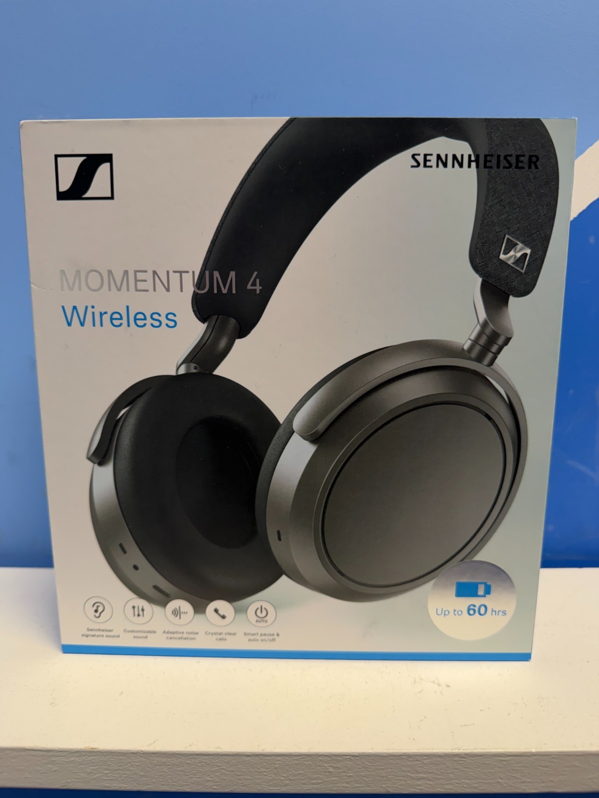 Sennheiser Momentum 4 Wireless Over-Ear Noise Cancelling Headphones (Graphite)