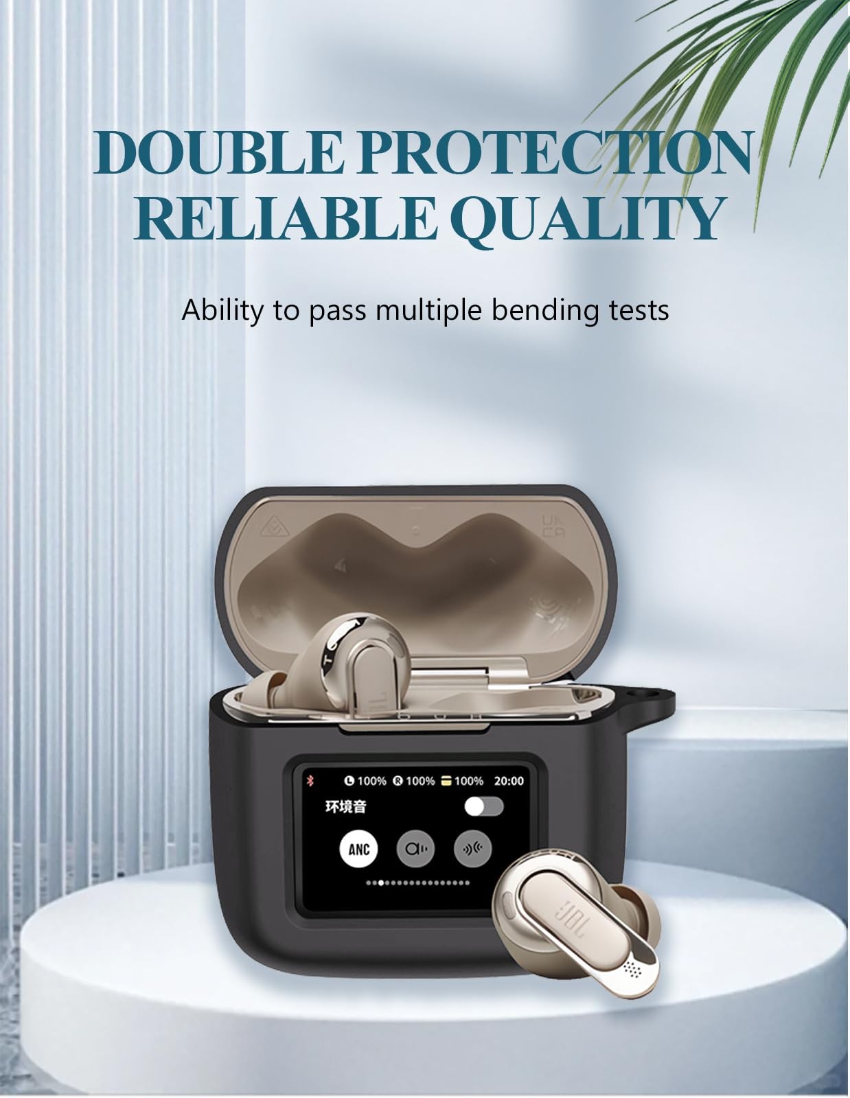 Case for JBL Tour Pro 3 – True Wireless Noise Cancelling Earbuds, Soft Silicone