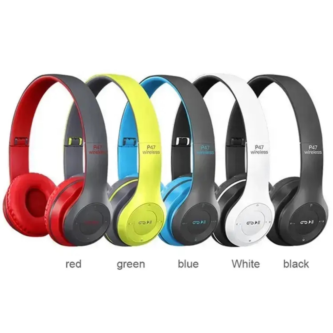 P47 Bluetooth over the ear Gaming Headphone Bundle With smartwatch
