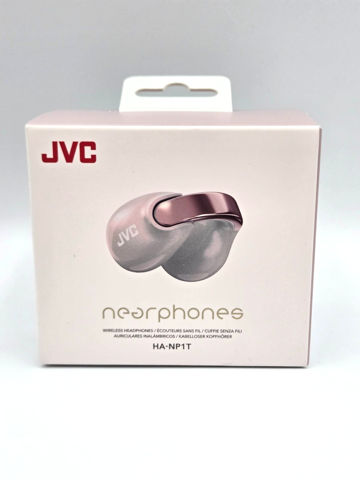 JVC Nearphones Pearl Edition, Earcuff True Wireless, Comfy Fit, Sand Peach