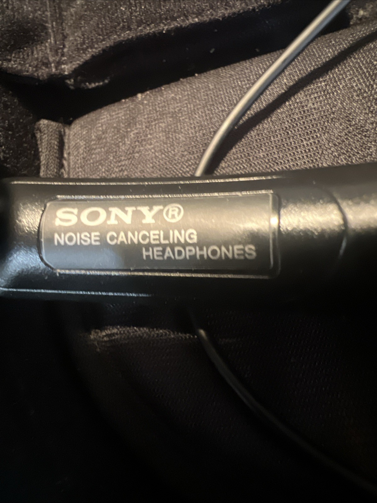 Vintage Sony MDR-NC500D Digital Headband Headphones – Black W/ Case, Power Adapt