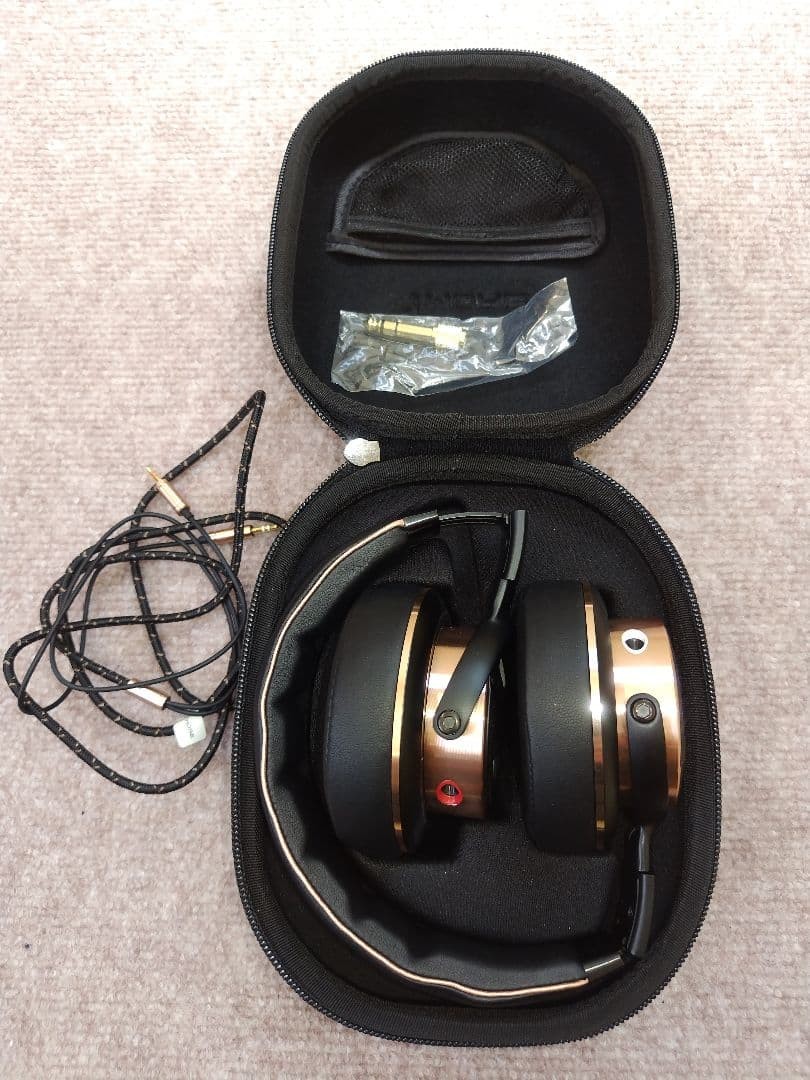 1MORE H1707 Triple Driver Over Ear Headphones Gold Hi-Res jp