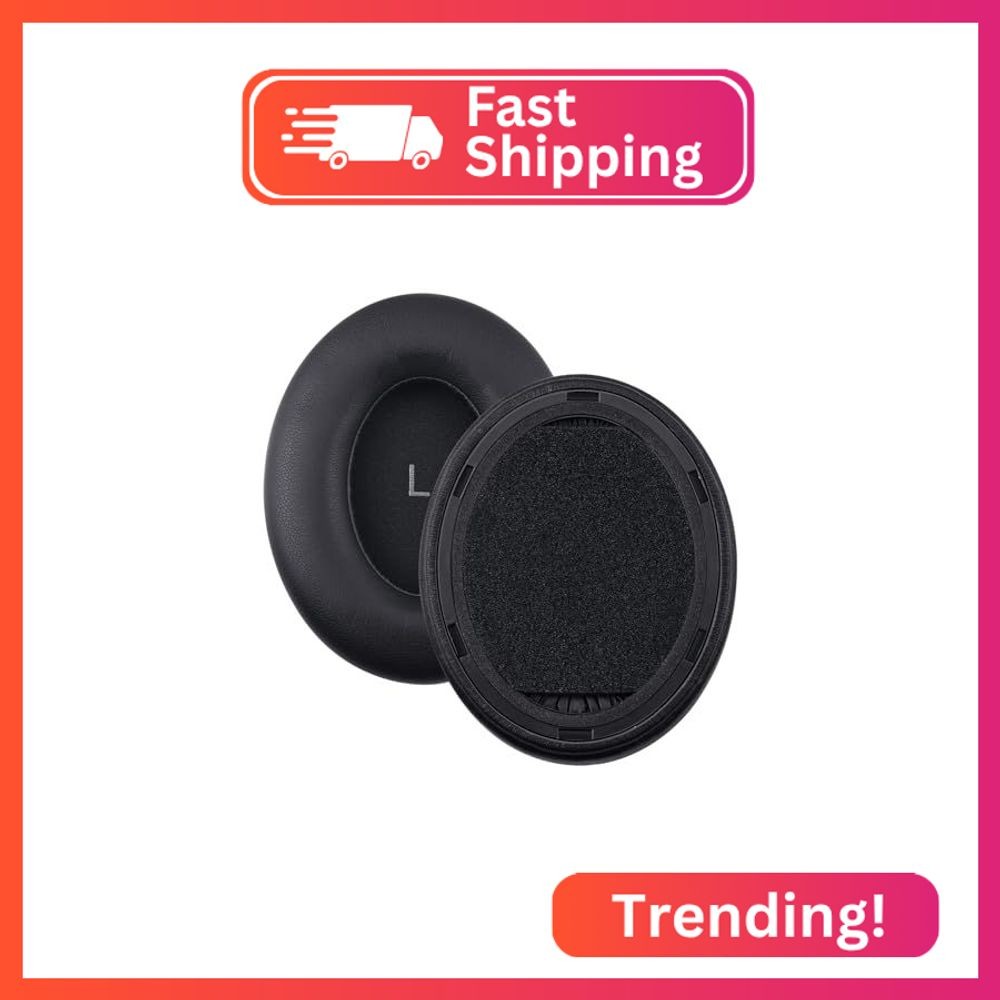 MMOBIEL Memory Foam & Protein PU Ear Pads for Sennheiser Momentum 4 Wireless Ove