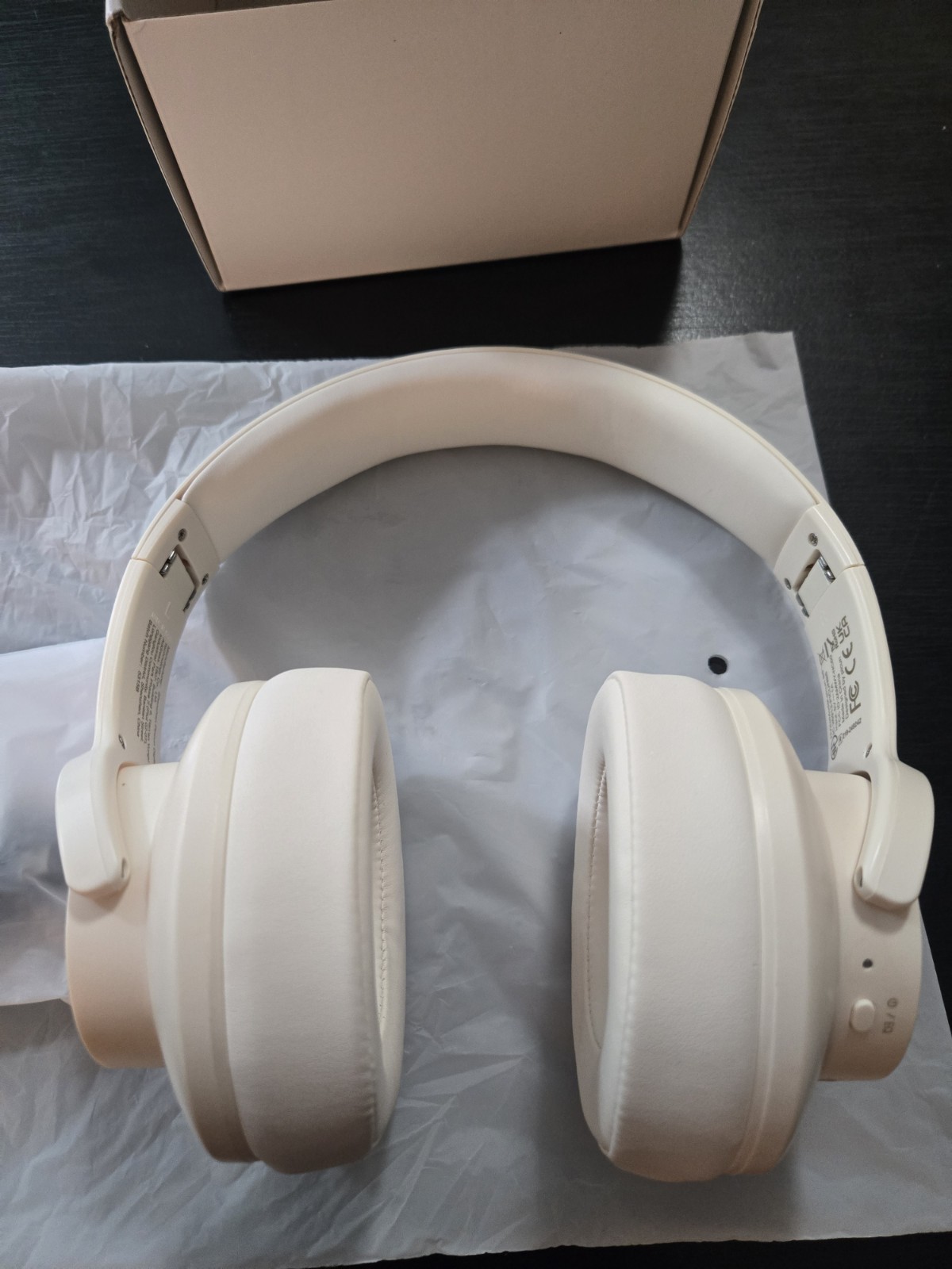 Picun B8 Wireless Bluetooth Headphones, Khaki White – New in Box