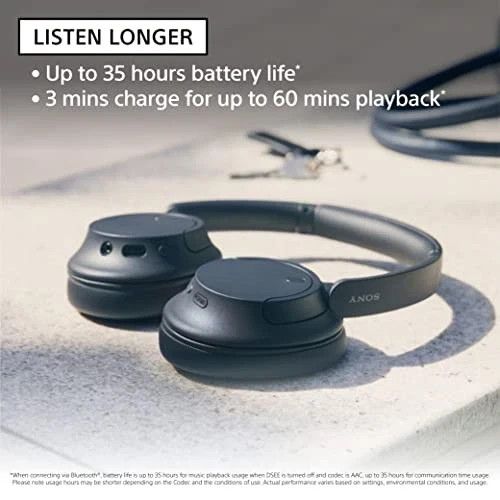Sony WH-CH720N/BZ Noise Canceling Wireless Headphones Bluetooth Over Ear Black