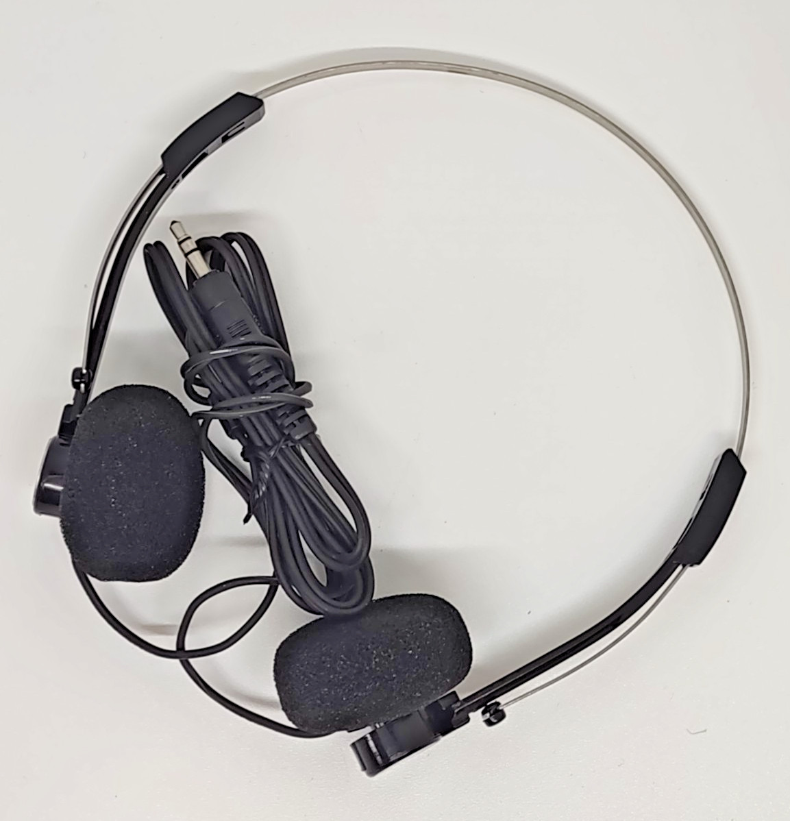 Jasco 463 Corded Stereo Headphones, Ultra-Light Dynamic Style, 3.5mm plug