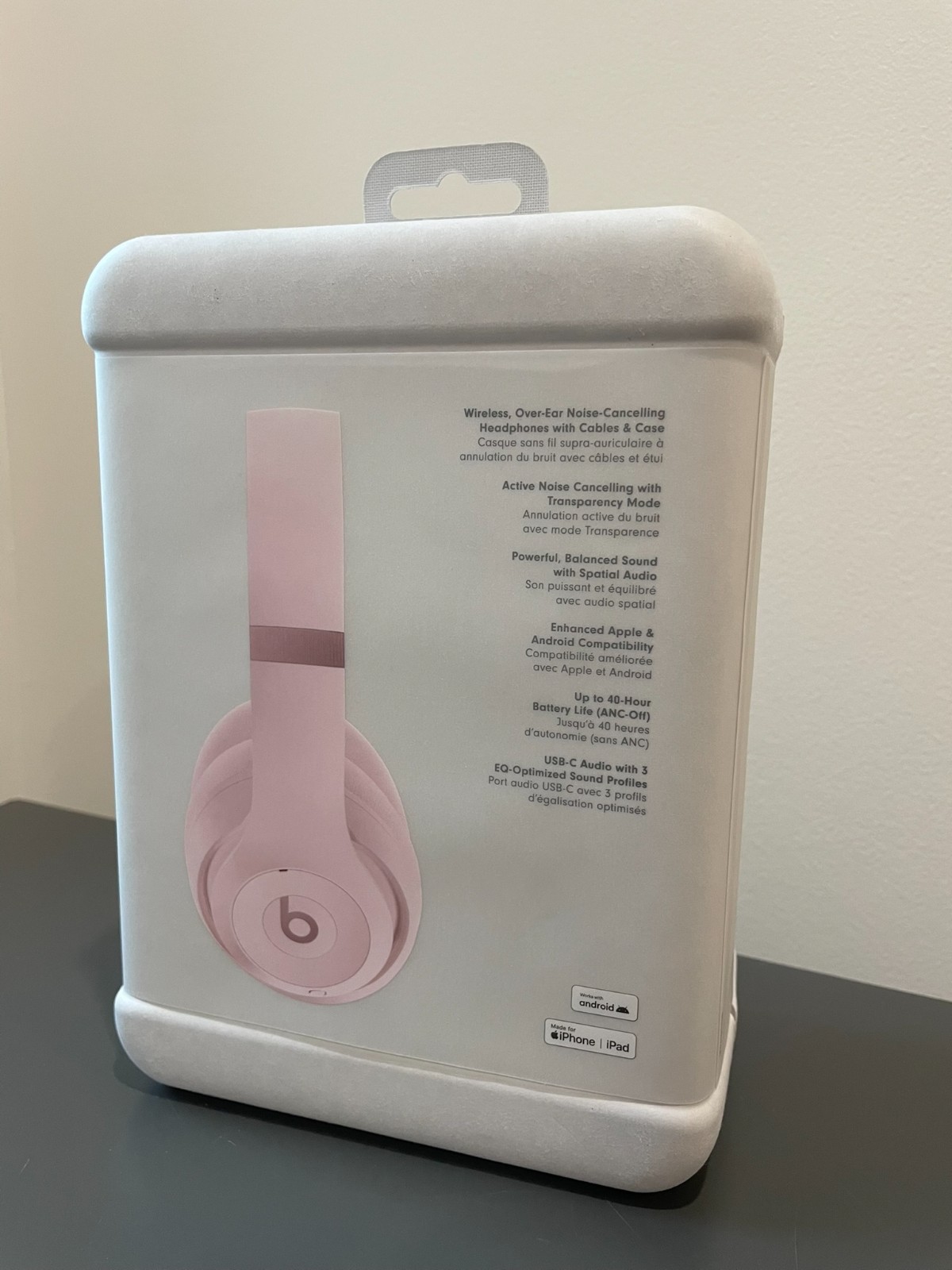 Beats by Dr. Dre Studio Pro Wireless Bluetooth Headphones – Soft Pink ME2E4LL/A