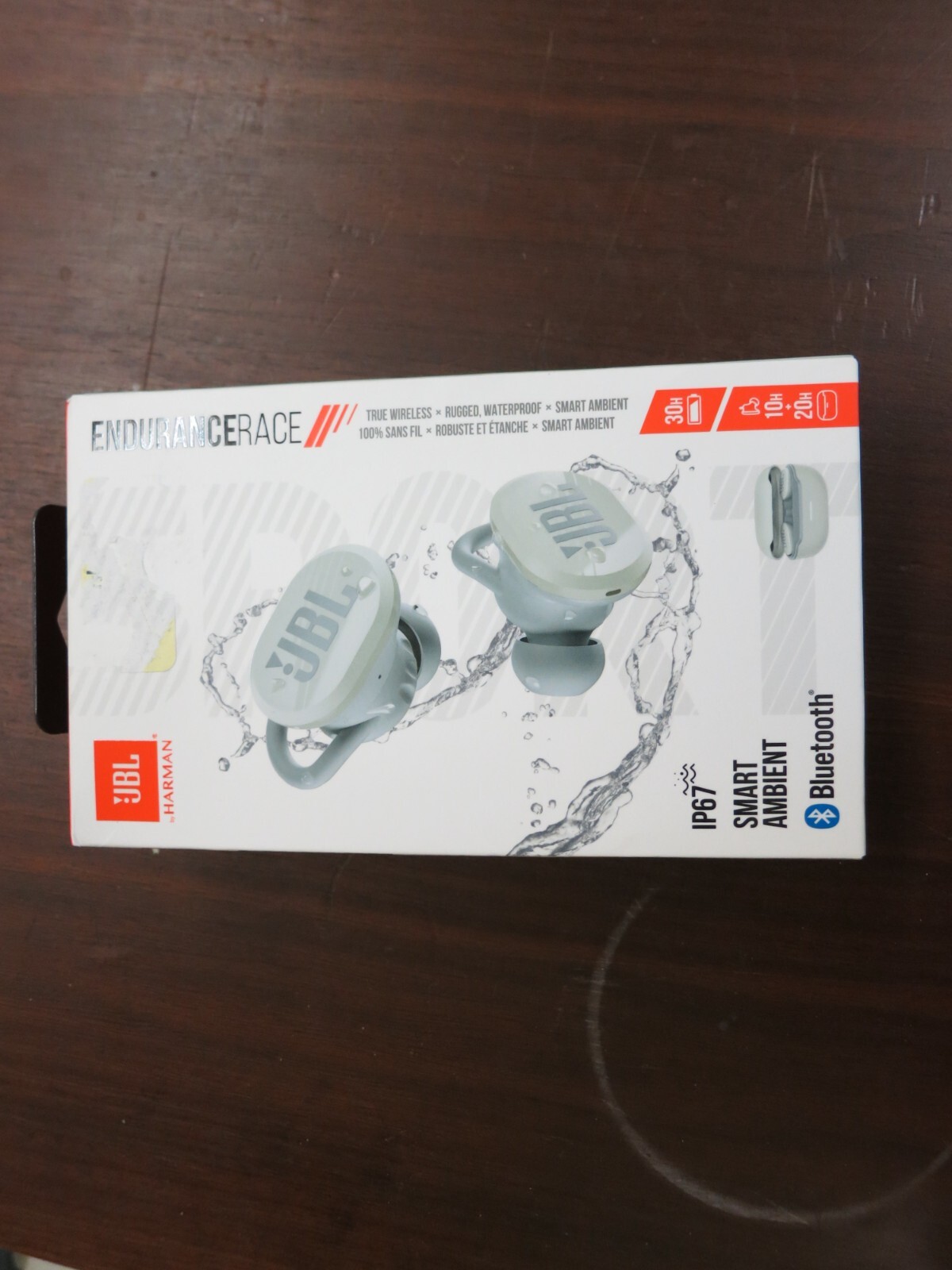 JBL Endurance Race True Wireless In-Ear Sport Headphones -white