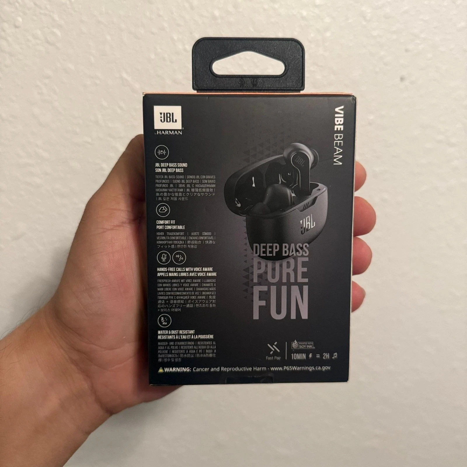 JBL Vibe Beam – True Wireless JBL Deep Bass Sound Earbuds, Bluetooth 5.2