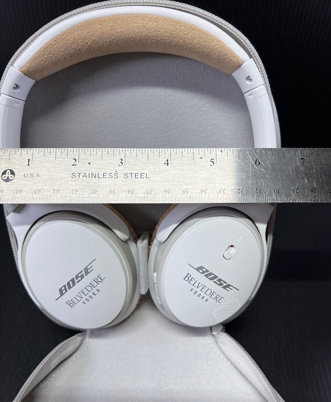 Bose Soundlink II Wireless Bluetooth Headphones Belvedere Vodka logo-New w/case