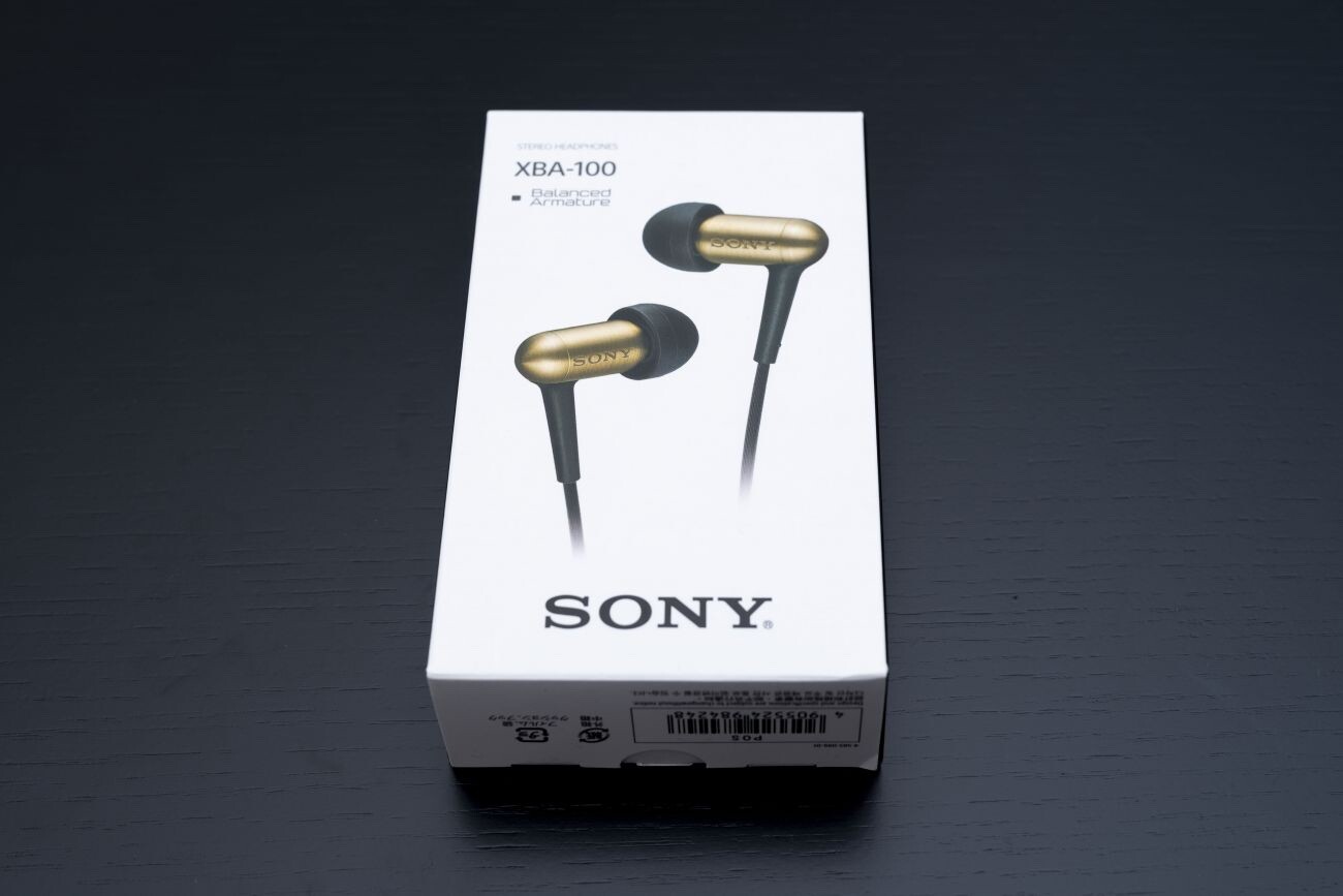 NEW Sony Balanced Armature Brass Housing Headphones XBA-100 105dB/mW – Japan