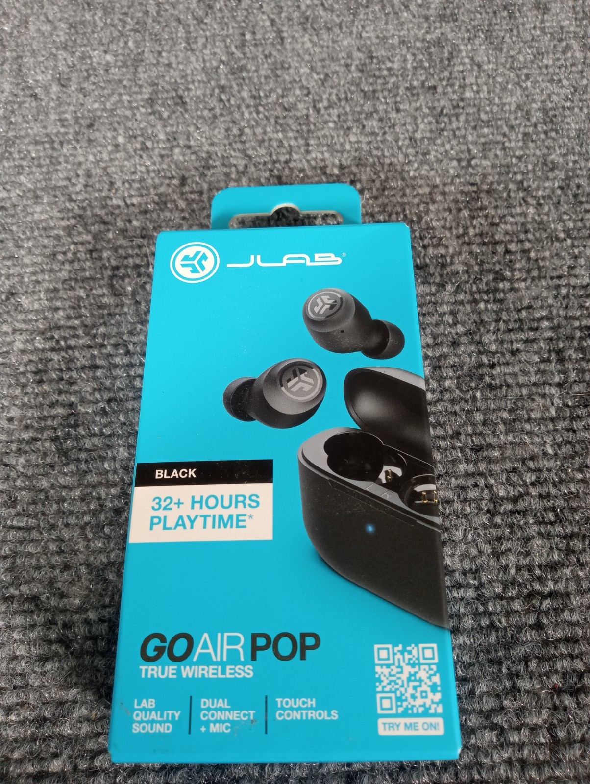 JLab GO Air POP True Wireless Earbuds In Ear Headphones 32+ Hours Playtime NWT
