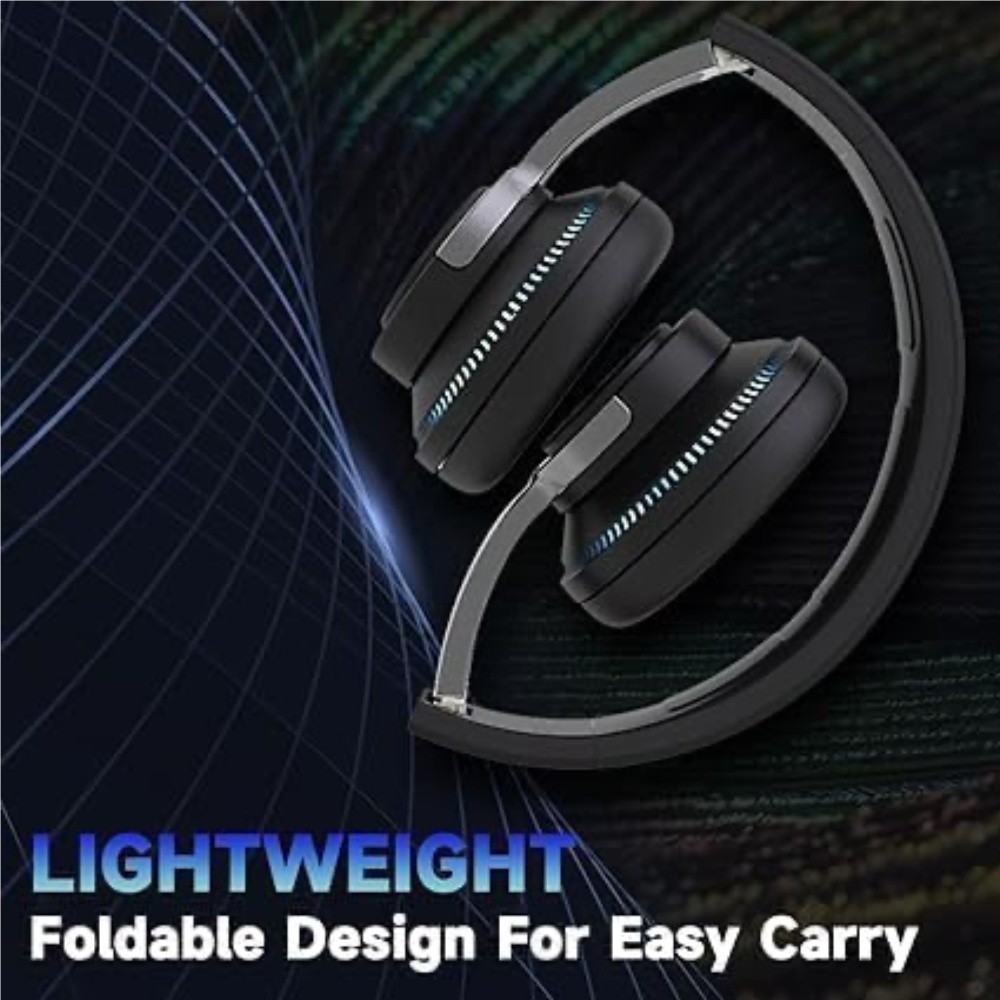 NEW Bluetooth 5.1 Wireless Headset With Noise Cancelling For Phones PC Laptop US