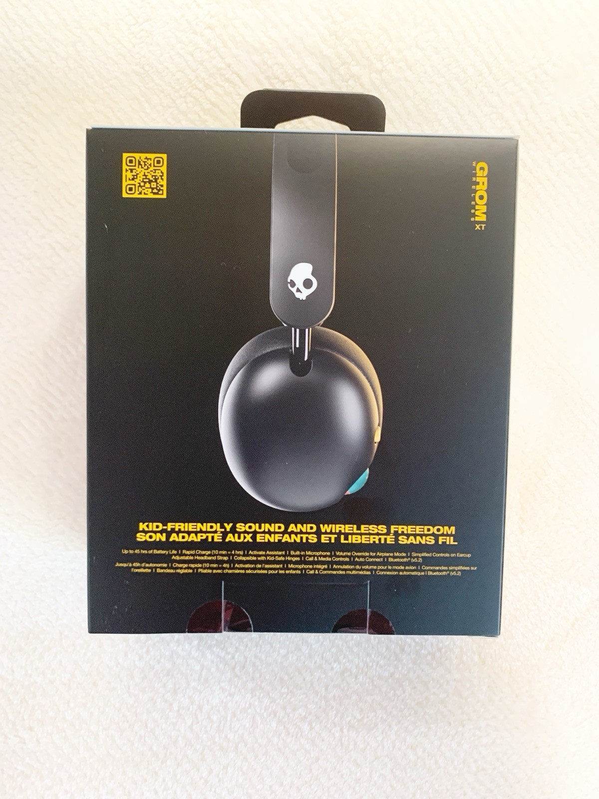 New | Skullcandy Grom Wireless XT Bluetooth Headphones for Kids