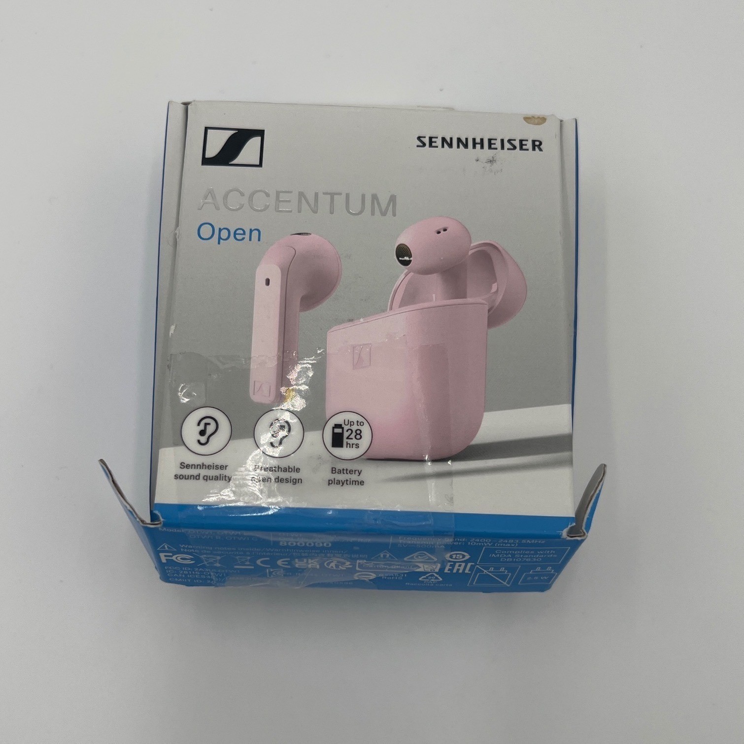 Sennheiser ACCENTUM Open True Wireless Earbuds Pink New