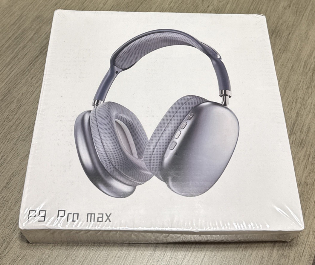 (BLUE) P9 PRO MAX WirelessBluetooth Headphones-Over-Ear (NEW)