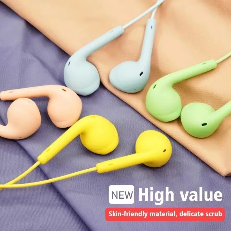 Headphones Wired Earphone White Headphones Earbuds 3.5mm Jack for Android iOS US