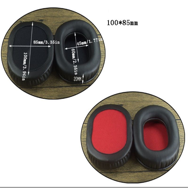 Breathable Replacement Earpads Cushion Round Oval Cover 1 Pair for ATH / for