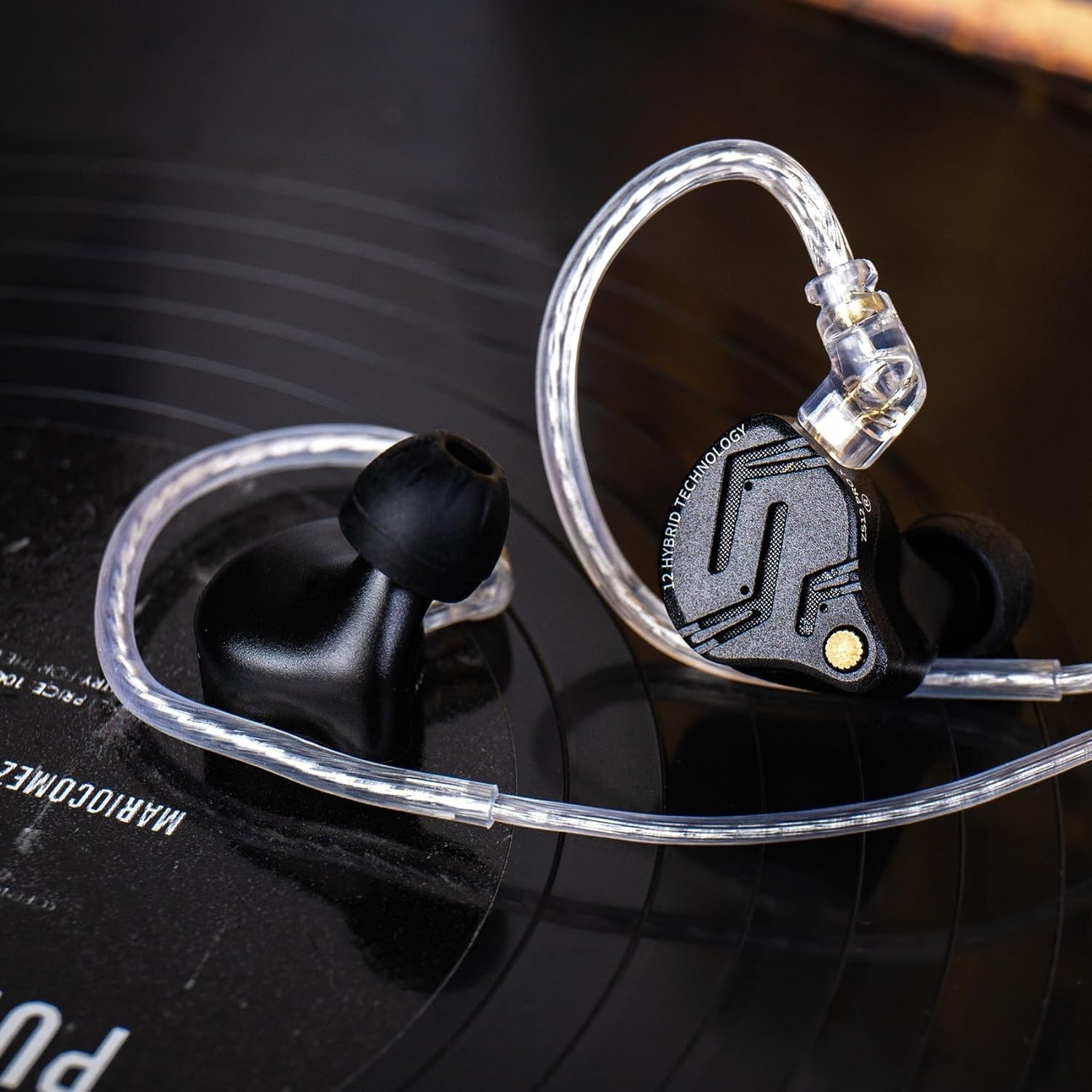 KZ ZS12 PRO X in Ear Monitor IEM Headphones,1DD+5BA Hybrid Wired Gaming Earbuds