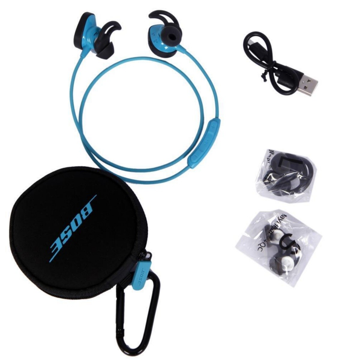 Bose SoundSport In Ear Earbuds Wireless Earphones Bluetooth Headphones Blue