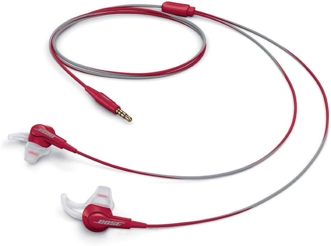 Bose SoundTrue in-Ear Wired Headphones Sport Gym Walkout – Cranberry 715593-0030