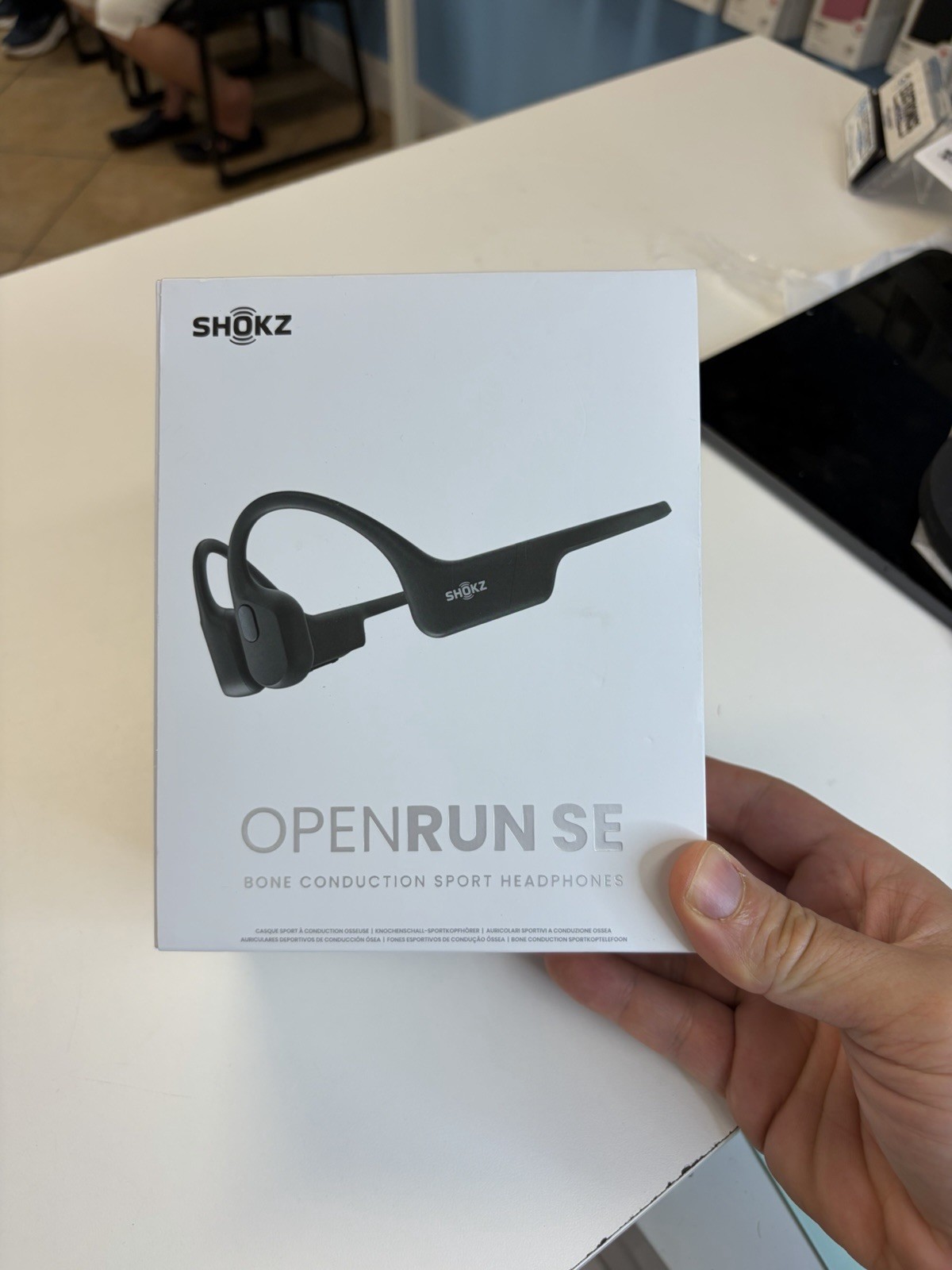Shokz OpenRun SE Open-Ear (Behind the Neck) Bluetooth Headphones – Black New