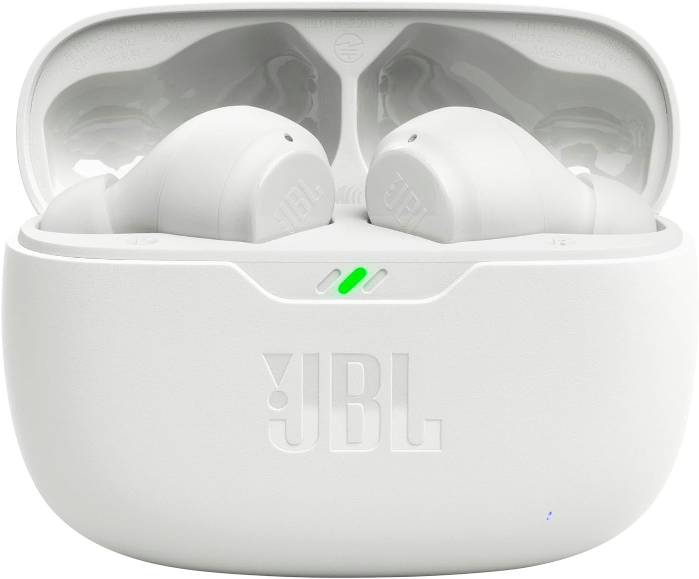 JBL Vibe Beam True Wireless In-Ear Headphones – White (JBLVBEAMWHTAM)
