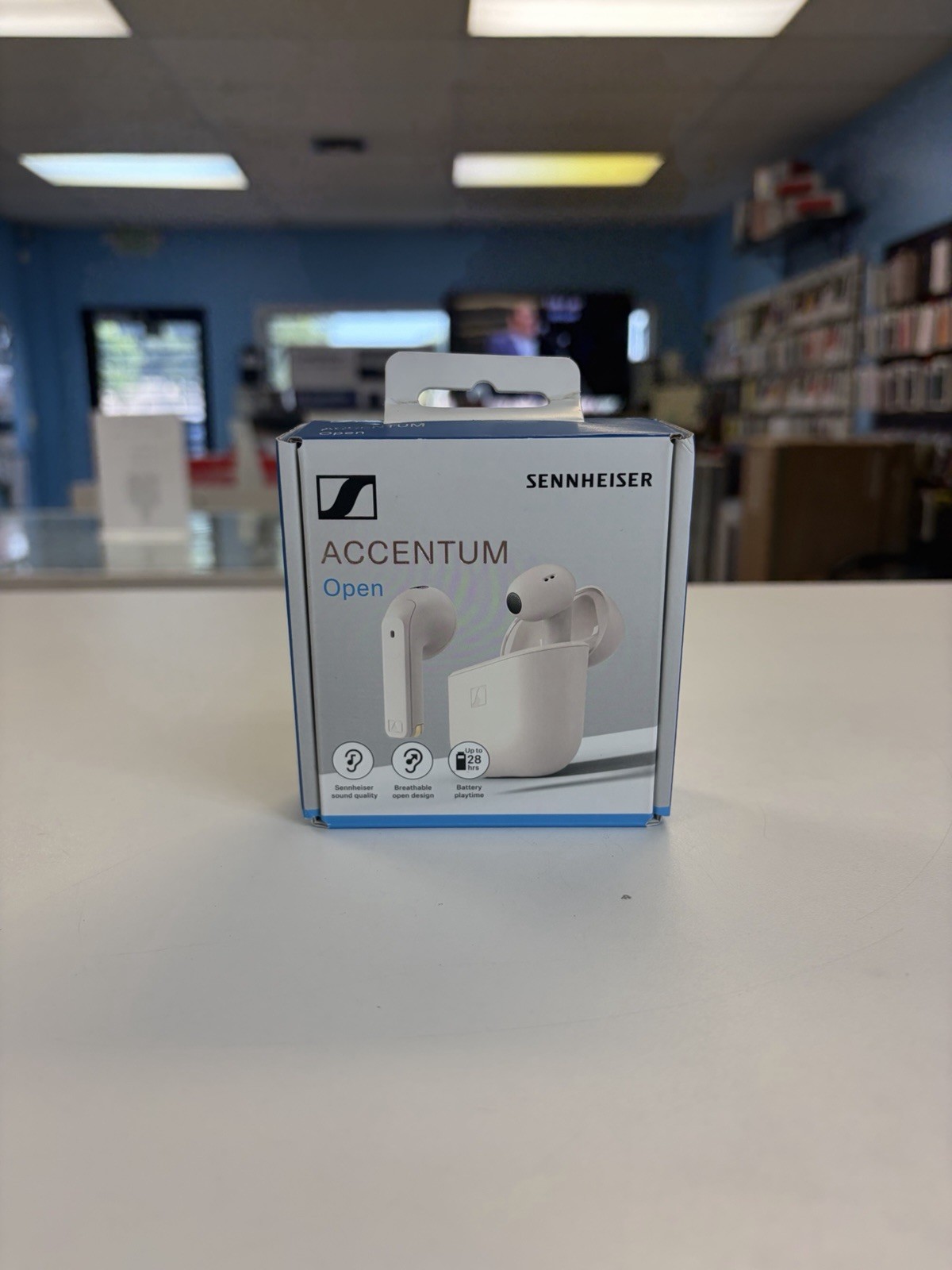 Sennheiser ACCENTUM Open Wireless Earbuds – Cream