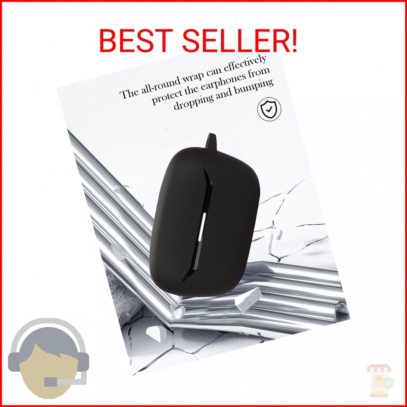 Case for JBL Endurance Race 2 True Wireless in Ear Earbuds,Soft Protective,Shock