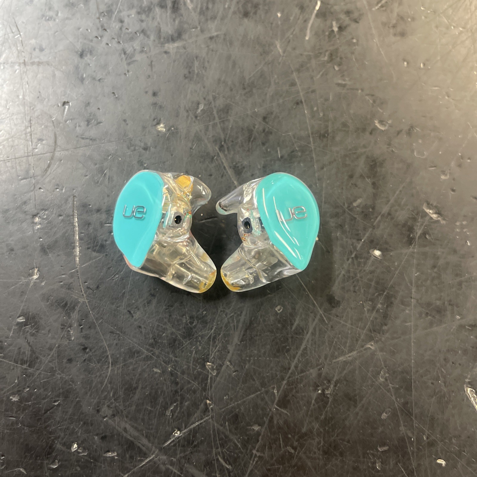 Ultimate Ears UE 5 Custom Wireless Monitors Headphones Earphones EarBud Turquois