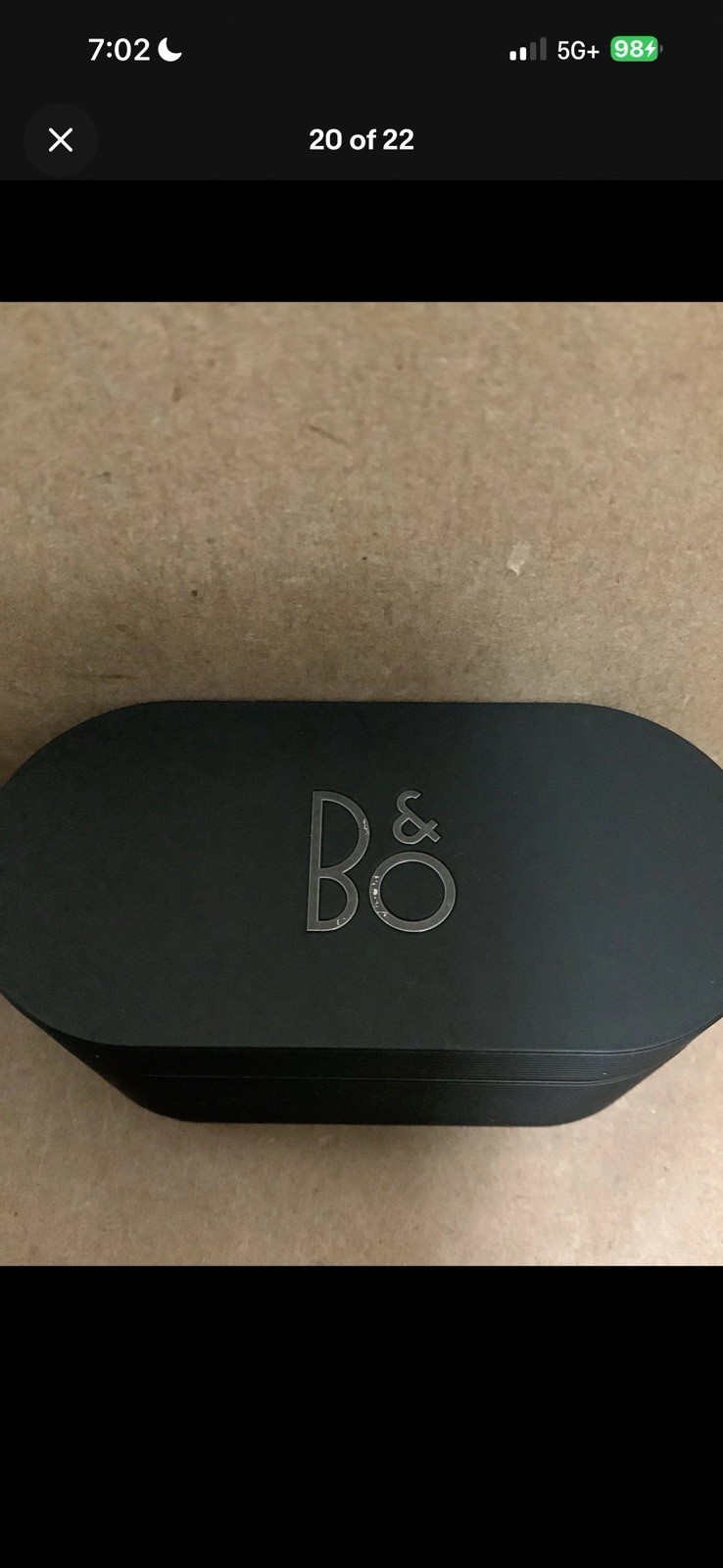 Bang & Olufsen B&O BeoPlay E8 Wireless Bluetooth Earbuds In Charger Case – Black