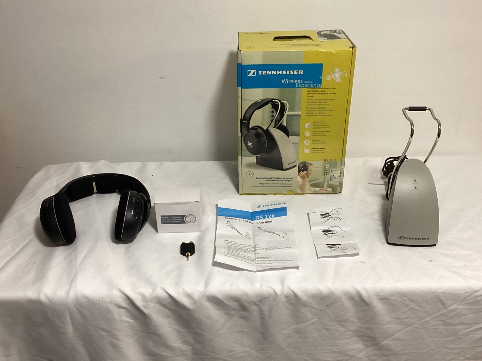 Sennheiser RS 120 Headband Wireless Headphones – Black