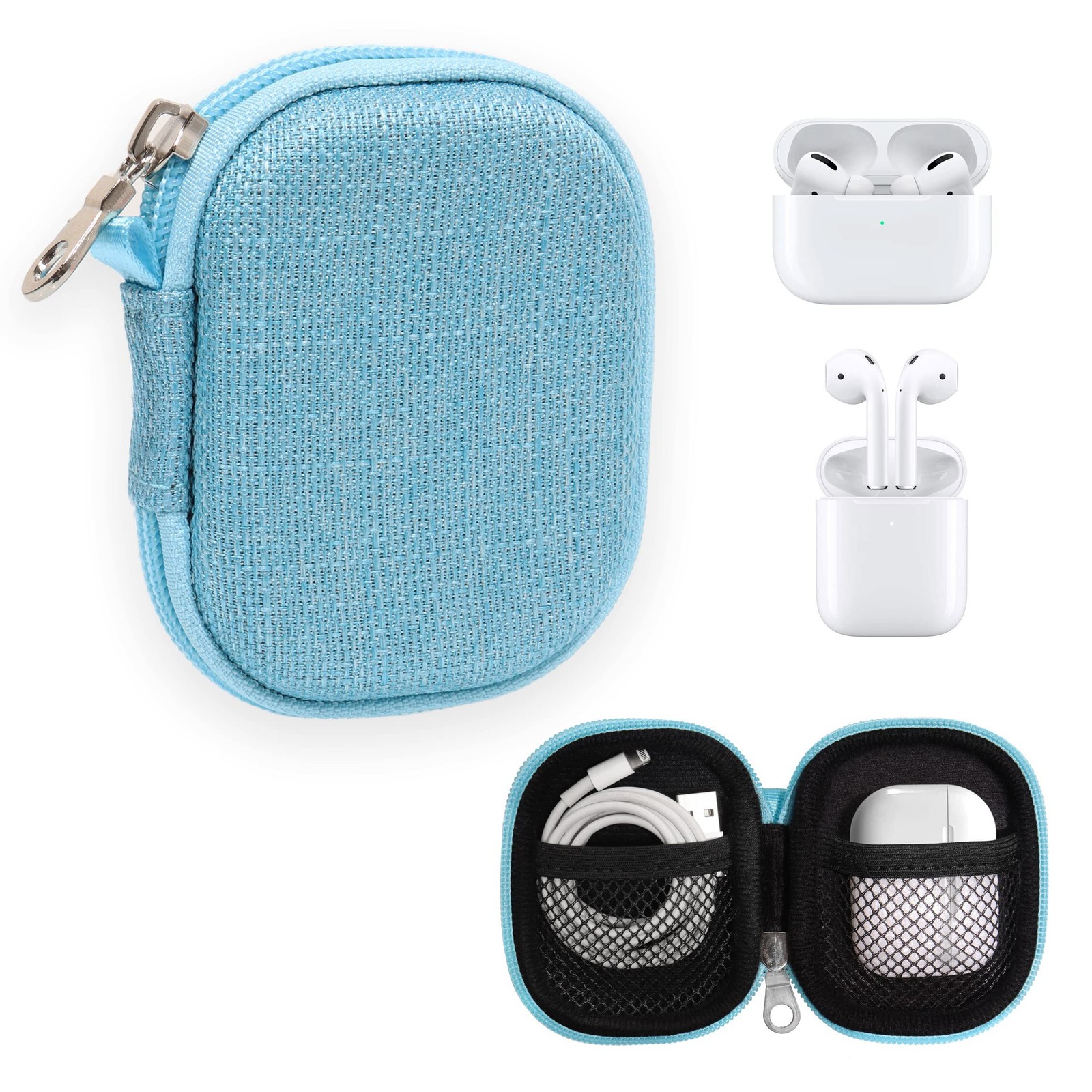 Case for AirPods Pro / AirPods 2 / AirPods 1 Galaxy Buds Protective Travel Case