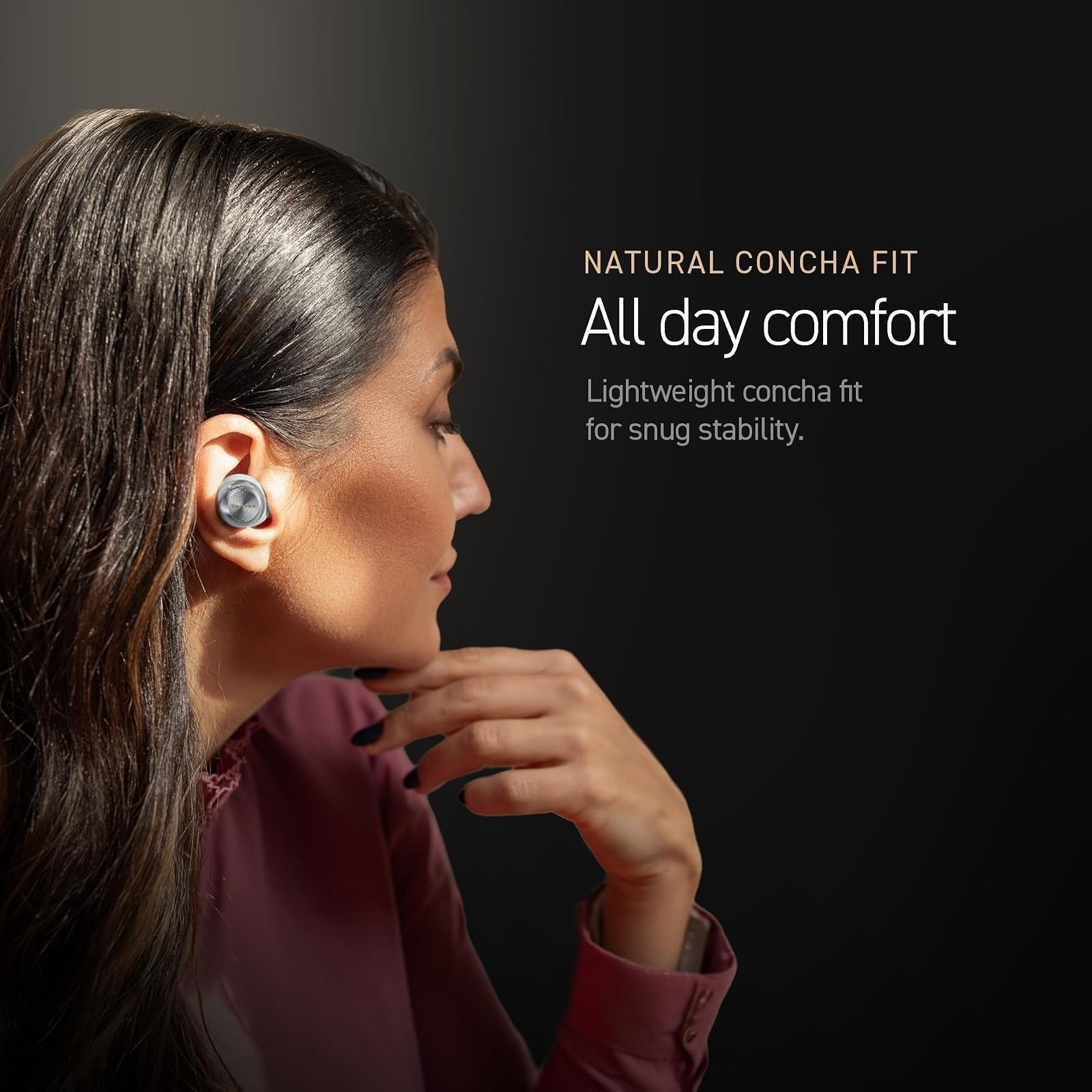 Technics EAH-AZ100-S Wireless Earbuds, Dolby Atmos, Adaptive Noise Cancelling