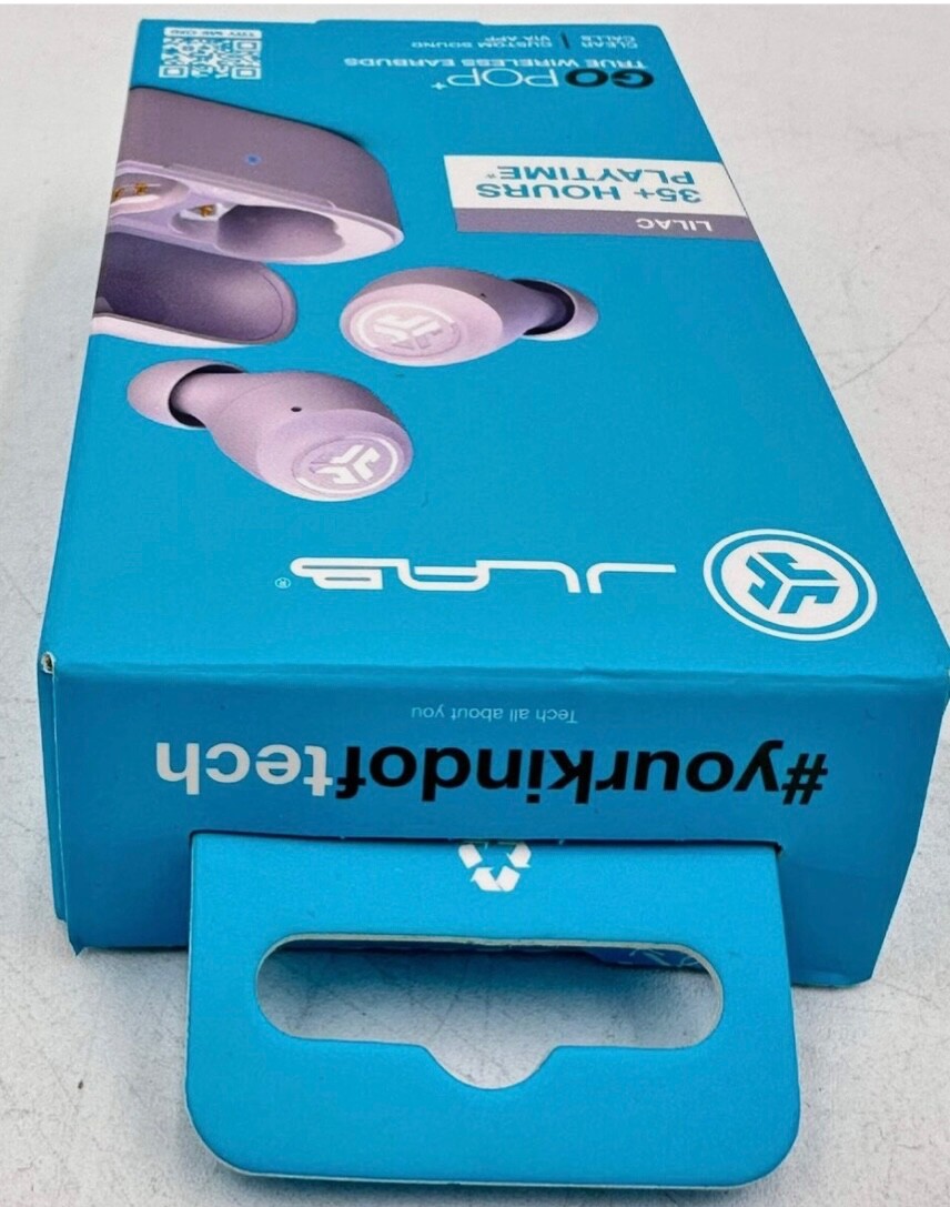JLab GoPop+ Open Ear True Wireless Earbuds Lilac EBGAIRPOPRLLC124