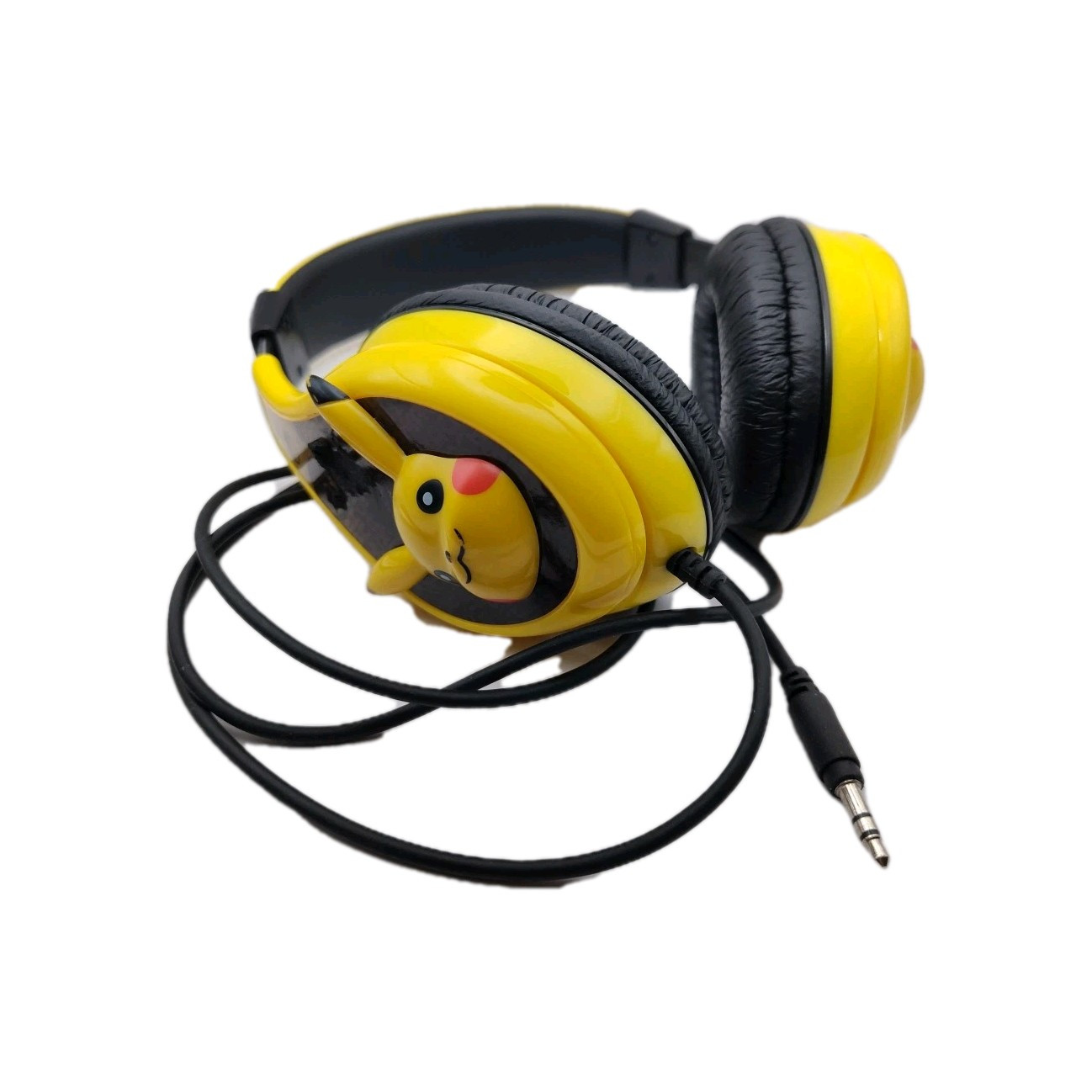 2018 Pokemon Pikachu Kids Wired Headphones Volume Control PK-140 Tested Works