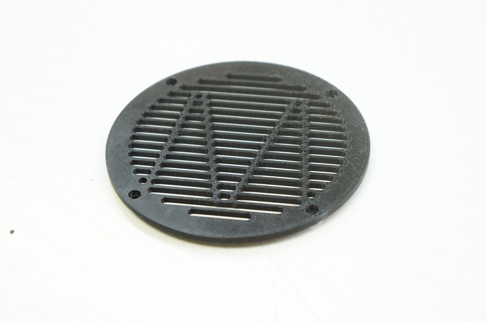 M Logo Grate Style Grill Mod L/R Set for Monoprice M1060C Headphones Cover