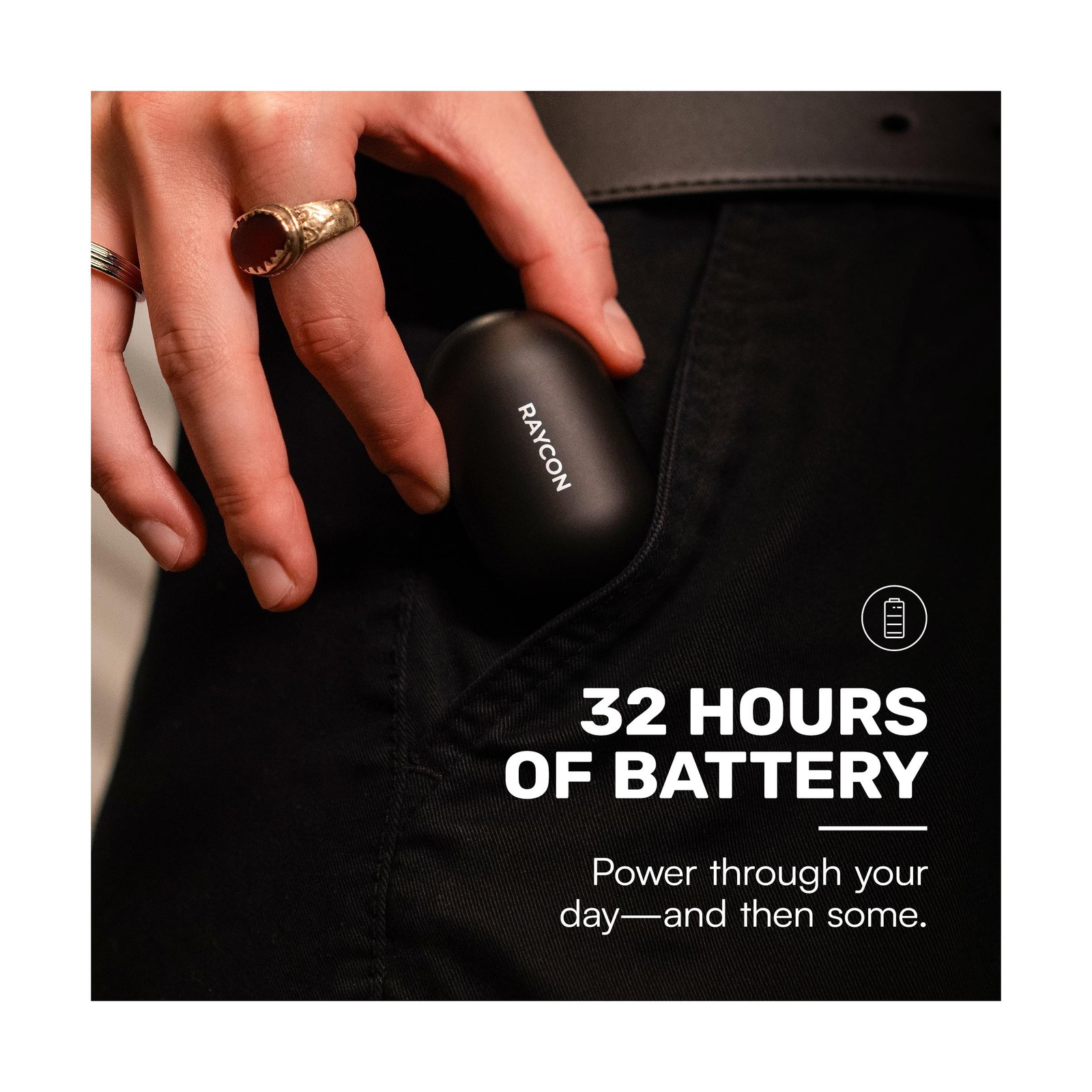 Raycon Everyday Wireless Earbuds – Blue Noise Cancelling