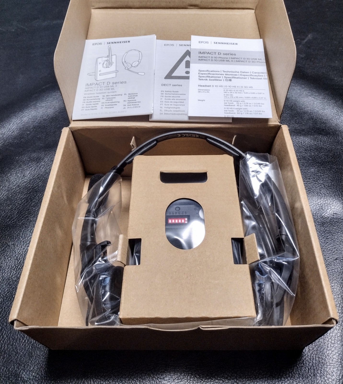 Brand New EPOS IMPACT D 30 USB ML Wireless Headset Ultra-Noise-Cancelling