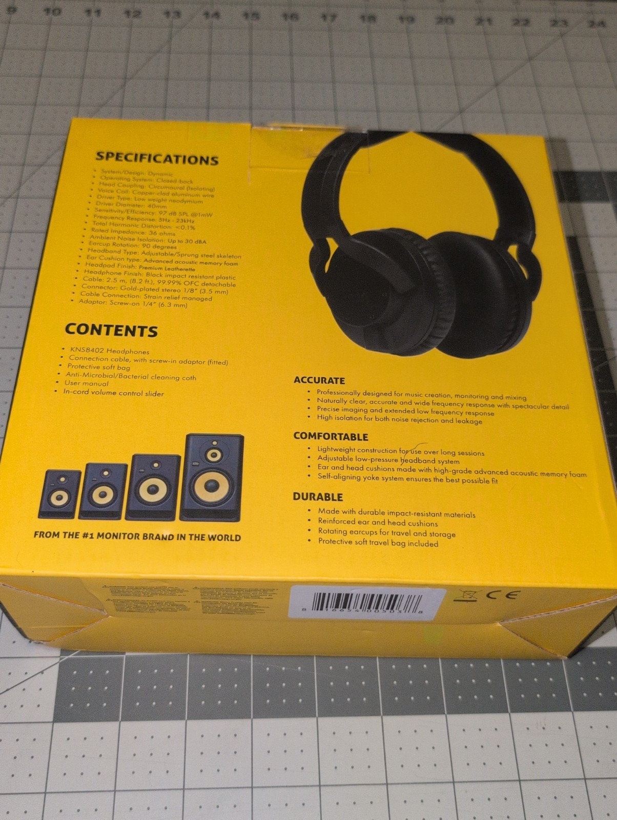 Brand New KRK Systems Professional Studio Headphones KNS8402