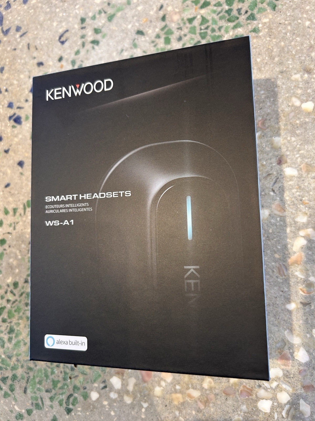 Kenwood WS-A1 Bluetooth Alexa Built-in Smart Headsets Wireless Headphones Black