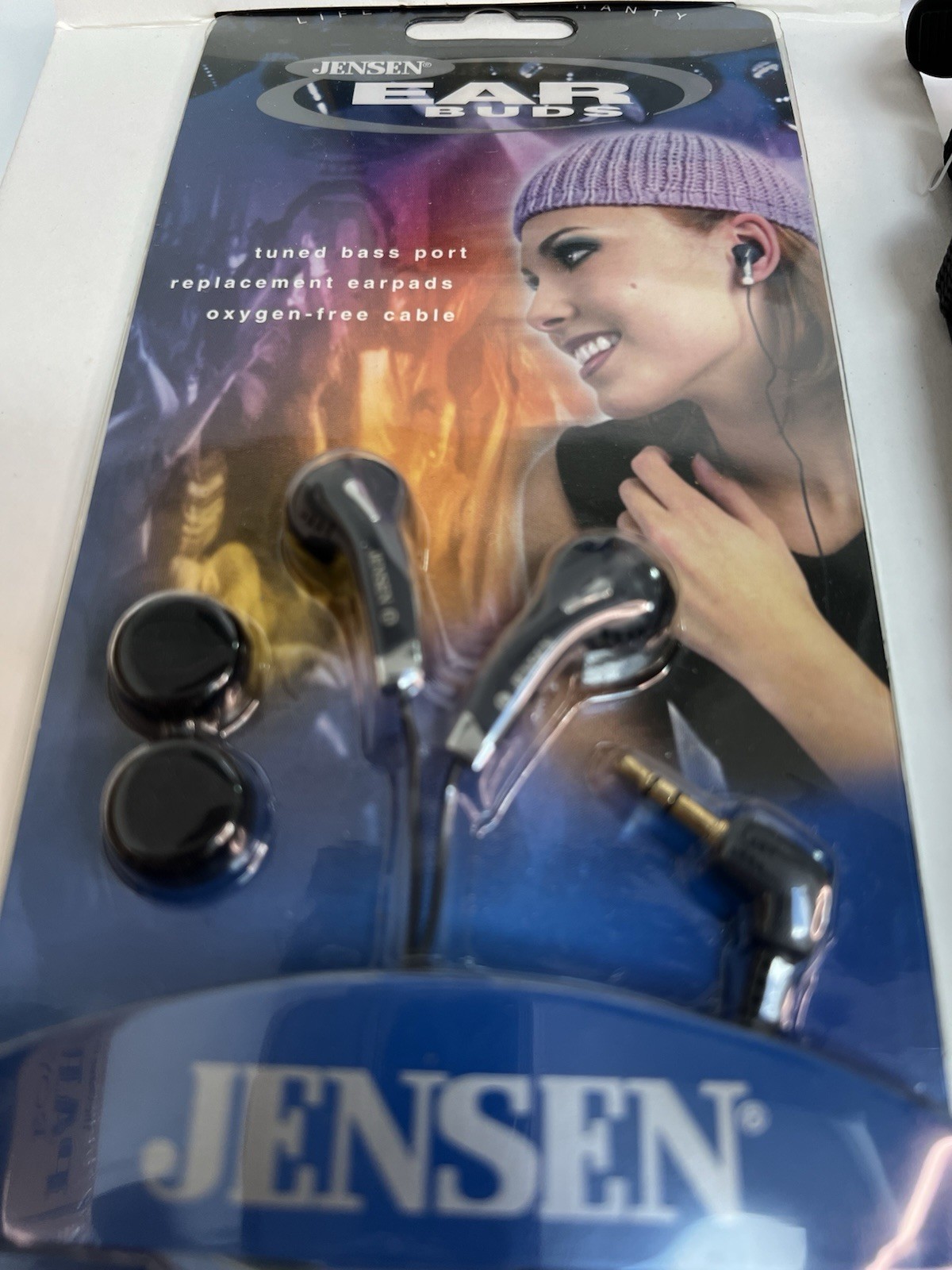 Jensen JB5 Digital Audio Stereo Earbuds + CD Wallet Recoton Corp. Sealed