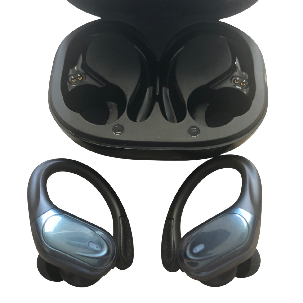 over the ear buds blootooth black