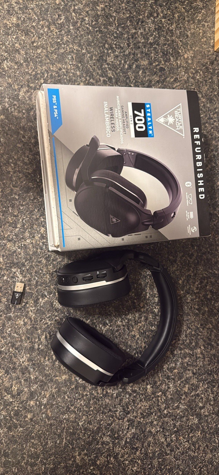 Turtle Beach Stealth 700 Gen 2 Wireless Bluetooth Gaming Headset Black PS4 PS5