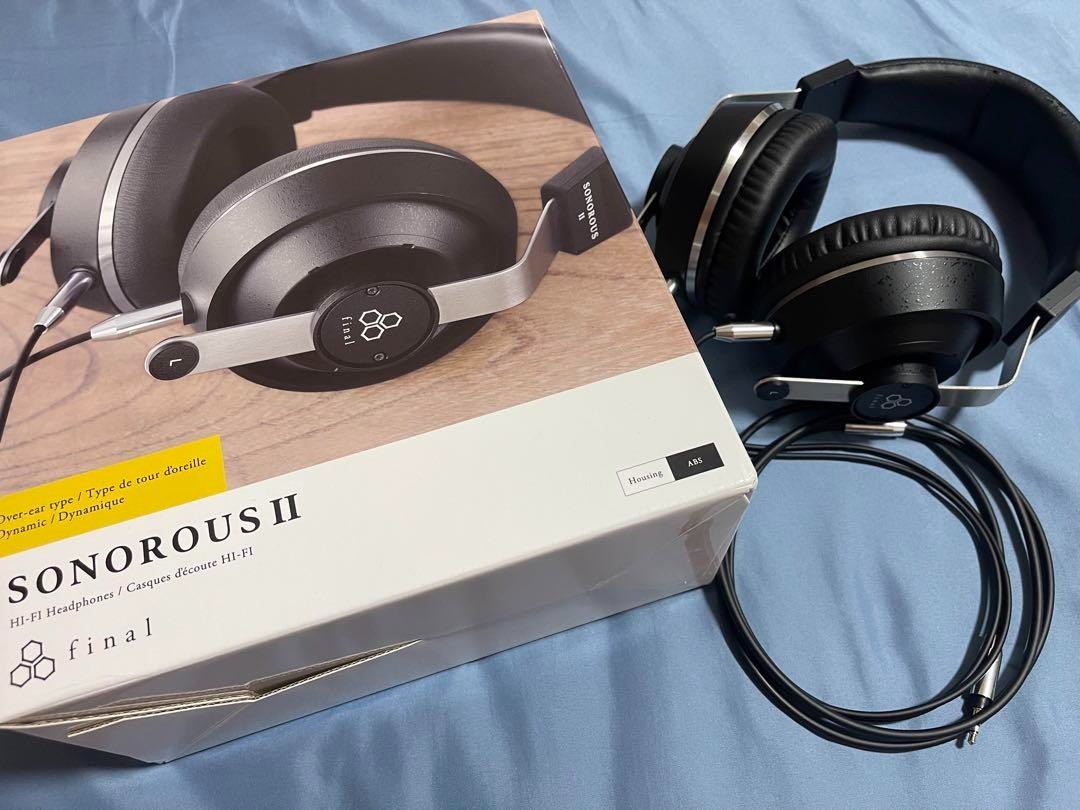 Final Audio Sonorous II Black Over-Ear High Performance Headphones