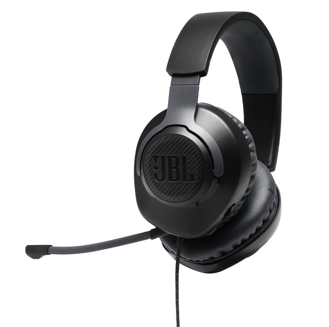 JBL Quantum 100 Wired Over-Ear Gaming Headphones – Black