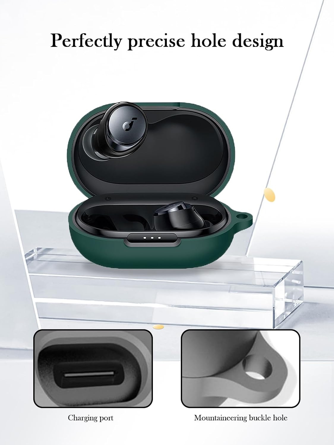 Case for Soundcore by Anker Space A40 Adaptive Active Noise Cancelling Wireless