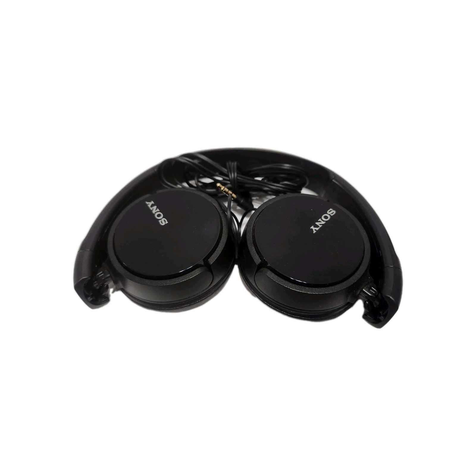 Black Sony MDR-ZX310AP Foldable Wired Headphones w/Mic 3.5mm Jack -Cord:Y/Plug:L
