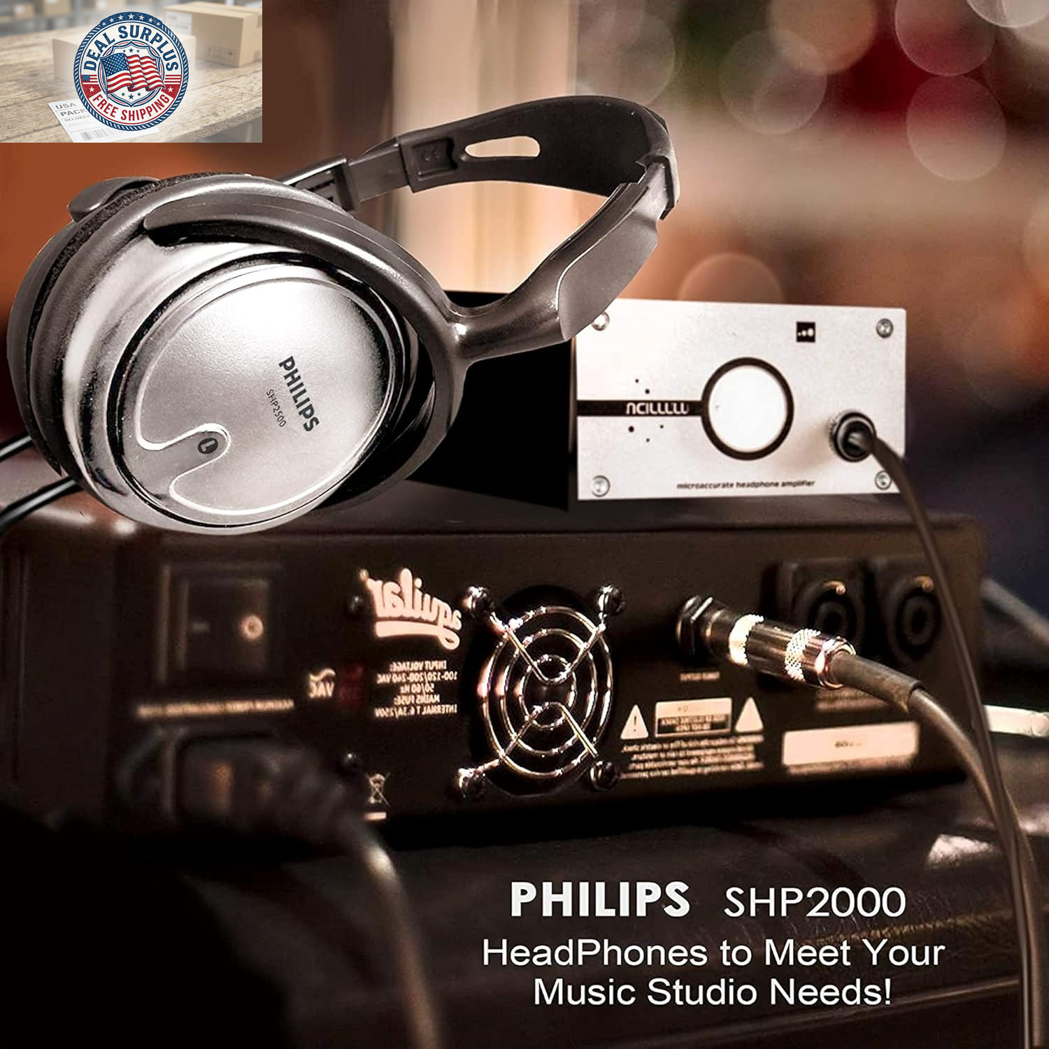 over Ear Wired Stereo Headphones for Podcasts, Studio Monitoring and Recording H