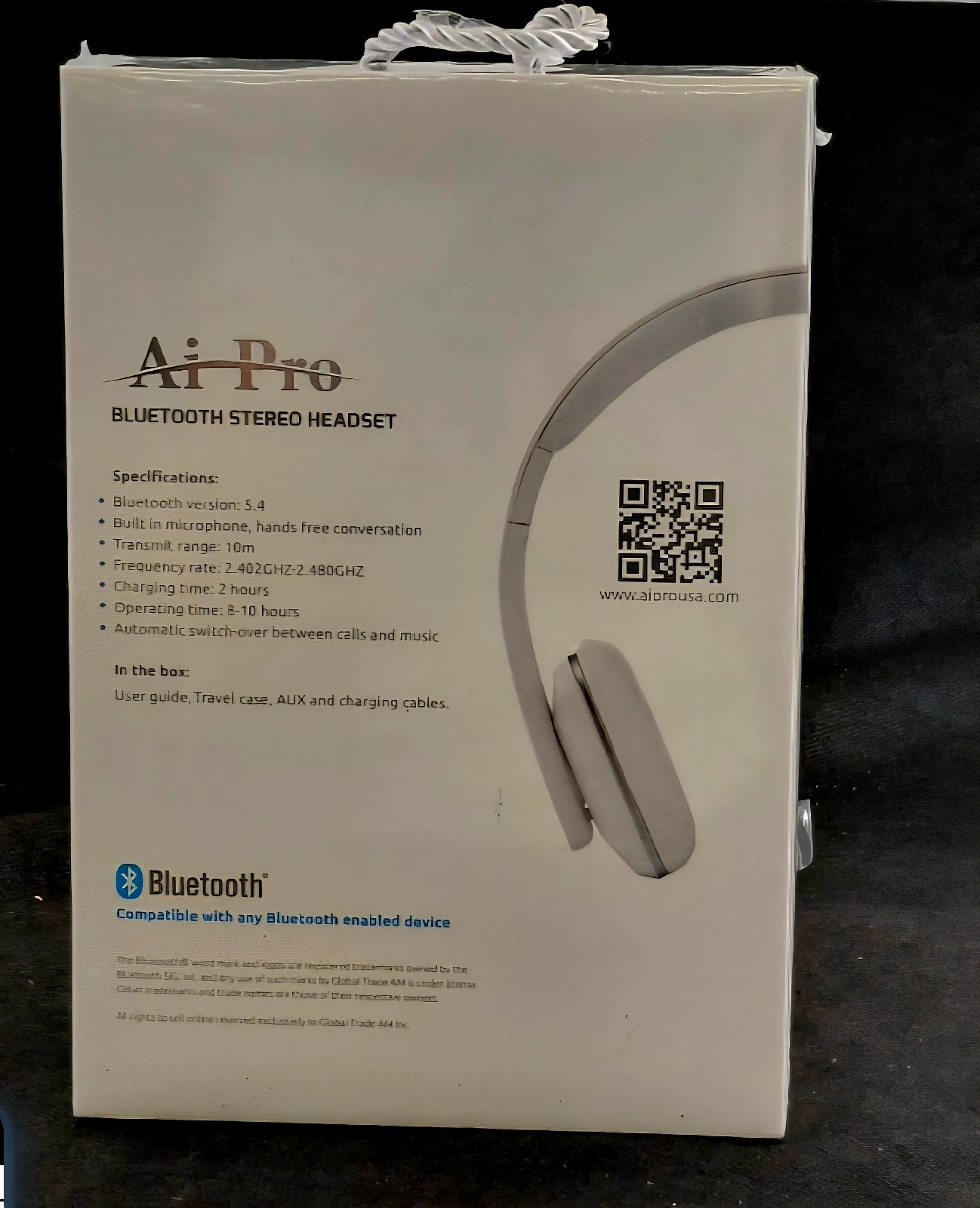 AI PRO 200 PLUS BLUETOOTH STEREO HEADSET HEADPHONES FOLDABLE NEW SEALED